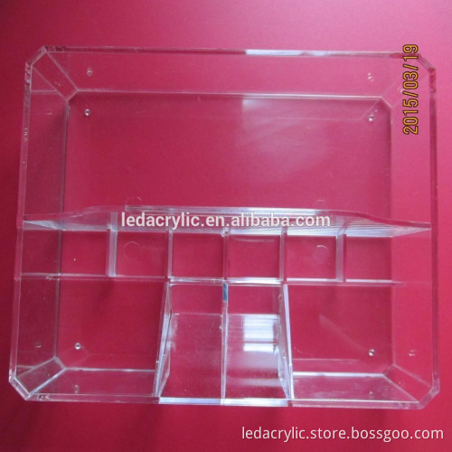 Acrylic / Lucite Cosmetics / Manicure Organizer Display Caddy Case
